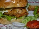Chicken Zinger burger (kfc style)