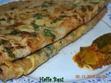 Egg/Omelette chapati (Paratha)