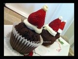 Santa Claus Hat Brownies