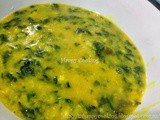 Spinach and dal Curry