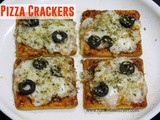 1 Minute Microwave Pizza | Pizza Crackers
