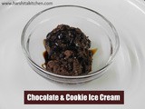 Chocolate & Cookie Ice Cream Recipe - No Churn & Eggless