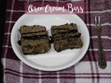 No Bake Oreo Cream Bars // 5 Ingredients Oreo Dessert