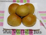 Whole Wheat Stuffed Potato Buns, Potato Rolls, Masala Buns Recipe
