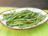 Asian Style Roasted Green Beans