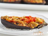 Baked Stuffed Eggplant (Vegan, Gluten Free)