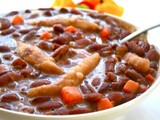 Jamaican Stew Peas with Dumplings (Spinners)