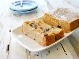 Pina Colada Bread with Blueberries