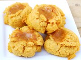 Pumpkin Dimple Cookies