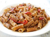 Rigatoni with Sundried Tomato Pesto (Gluten Free, Vegan)