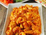 Roasted Cauliflower in Spicy Marinara Sauce