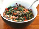 Sauteed Kale and Beet Leaves (Gluten Free, Paleo)