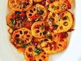 Stir Fried Lotus Root (Vegan, Gluten-Free)