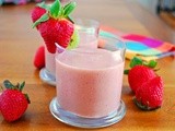 Strawberry Kiwi Smoothie (Gluten Free, Raw, Paleo)