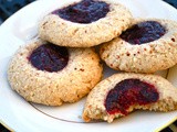 Vegan Thumbprint Cookies - Gluten and Sugar Free