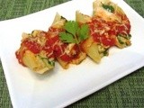 Spinach Stuffed Shells with Italian Sausage | Healthy from Scratch
