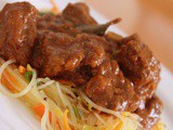 Slow simmered spicy lamb curry