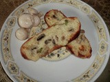 Grilled Mushrooms Toast / ग्रिल्ड मशरुम टोस्ट