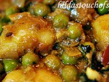 Aloo Matar Gravy / Potato & Peas Gravy