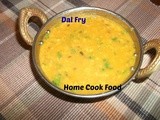 Dal Fry / Yellow Spilt pea lentil soup
