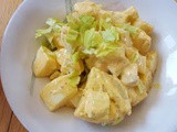 Egg & Potato Salad with Spicy Jalapeno Cream Dressing