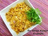 Dry Shrimp Kismur / Dry Prawns Salad - a Goan Delicacy