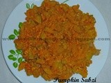 Pumpkin Sabzi