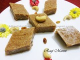Ragi Manni/ Finger Millets Cake/ Ragi Halwa
