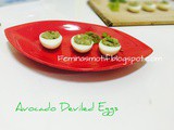 Avocado deviled egg