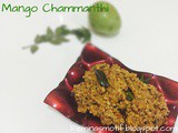 Mango chammanthi/manga chammanthi/raw mango chammanthi