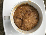 Flourless Peanut Butter & Chocolate chip cookie in a Mug