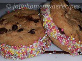 A Celebration on love : Homemade Ice-Cream Cookie Sandwiches Recipe