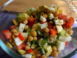 Summer Blast Salad with Avocado, How to make Chickpeas Avocado Salad | Salad Recipes