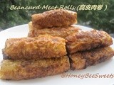 Beancurd Meat Rolls (腐皮肉卷 ) and Banana Cake with Oreo chunks