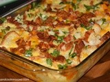 Bacon, Egg, Cheese and Spinach Casserole