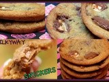 Deep dish milky way & snickers cookies