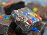 Extra Fudgy m and m Brownies