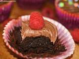 Flourless Chocolate Cupcakes With Chocolate Cream Cheese Frosting