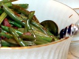 Green beans with bacon & shallots