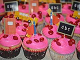 Happy birthday, miss amanda! teacher cupcakes for the teacher