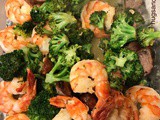 Low Carb Shrimp Scampi with Sausage & Broccoli