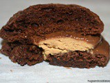 Peanut Butter Brownie Sandwich Cookies