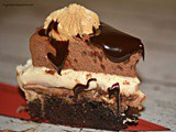 Peanut Butter Chocolate Mousse Cake