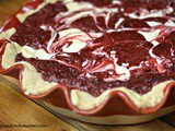 Red Velvet Cheesecake Pie