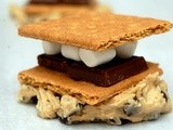 S'mores stuffed chocolate chip cookies....completely oversized