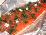Salmon with fresh dill
