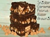 Snickers Caramel Peanut Butter Brownies