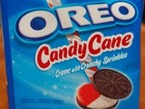 Triple decker candy cane oreos dipped in chocolate