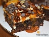 Turtle Cheesecake Brownies