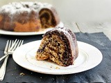 Chocolate & Peanut Butter Swirl Bundt Cake #BundAMonth